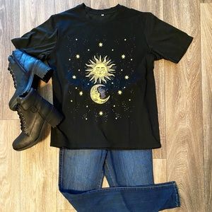 Rising Sun & Moon Tee